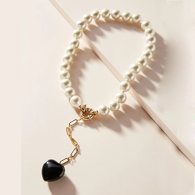 Vrouwen Чокеры kettingen колье Boho lariat nl perles bleues et pendentif corail красный коралл вешалка kettingen gelaagd - Окраска металла: necklace