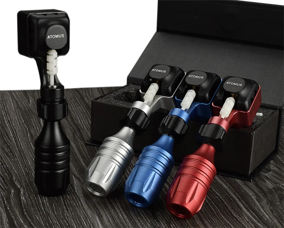 ATOMUS Shell Rotary Tattoo Machine kit Gun For Liner and Shader Professional Maquinas Para Tatuar Tools Maquina Tatuaje