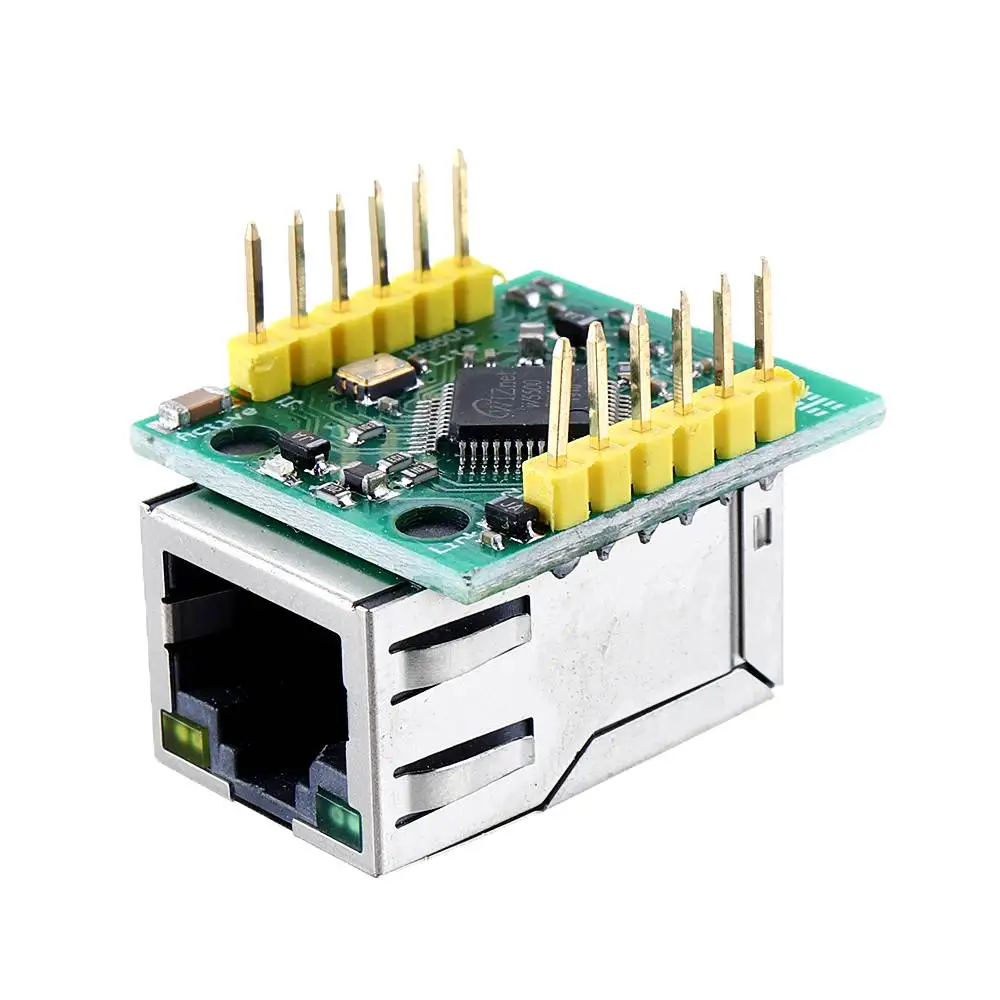 LEORY 3,3 В USR-ES1 W5500 чип SPI к LAN Ethernet конвертер TCP/IP модуль WIZ820io