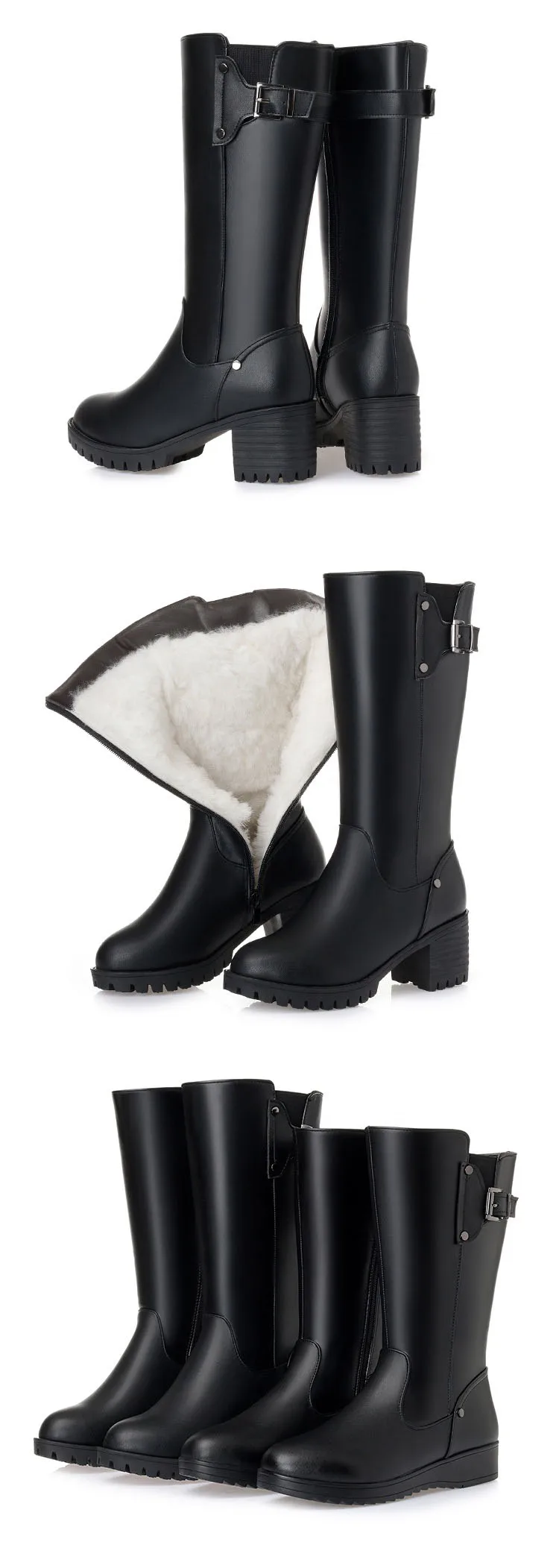 DRKANOL Snow Boots - outsole traction