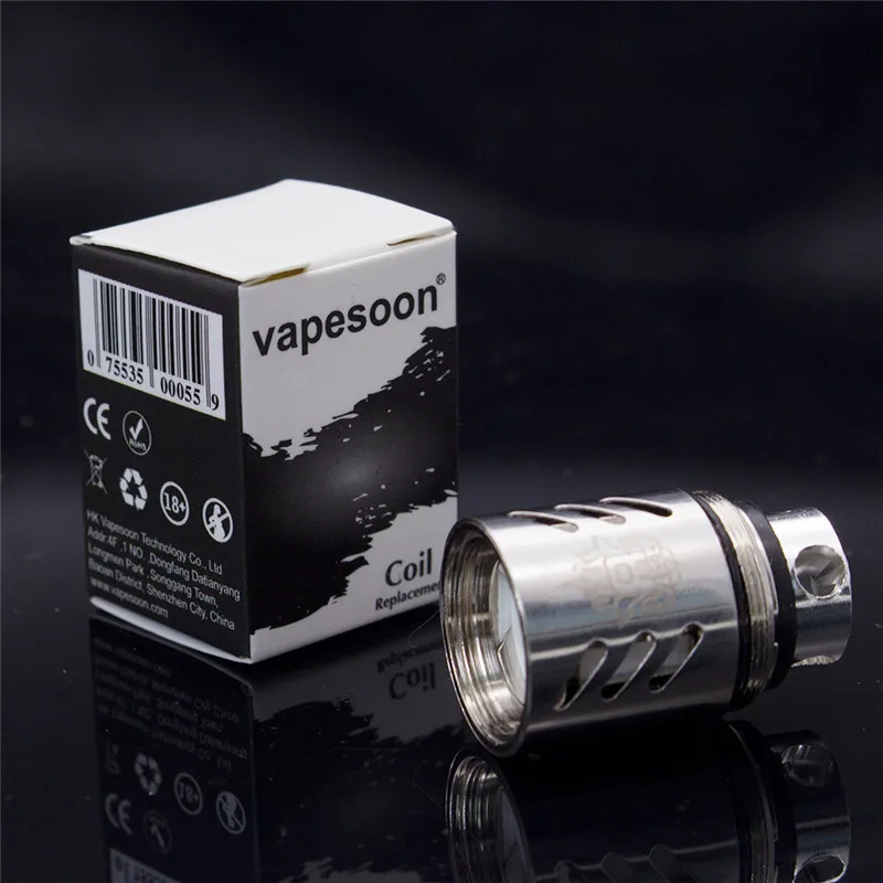 Vapesoon замена катушки V8 Головка Катушки V8-Q4 V8-T6 V8-T10 V8-T8 РБА RDA бак для V8 Tank Atomizer