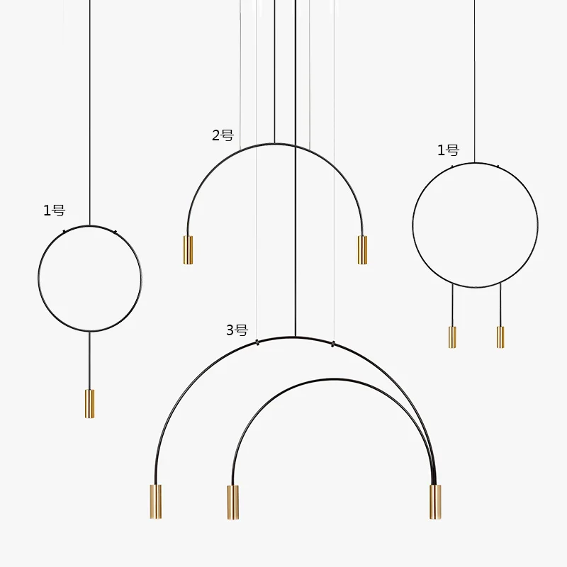 

Luxury Metal Branch Golden Pendant Light Surface Mounted Nordic Postmodern Style Hanging Lamp Living Room LED
