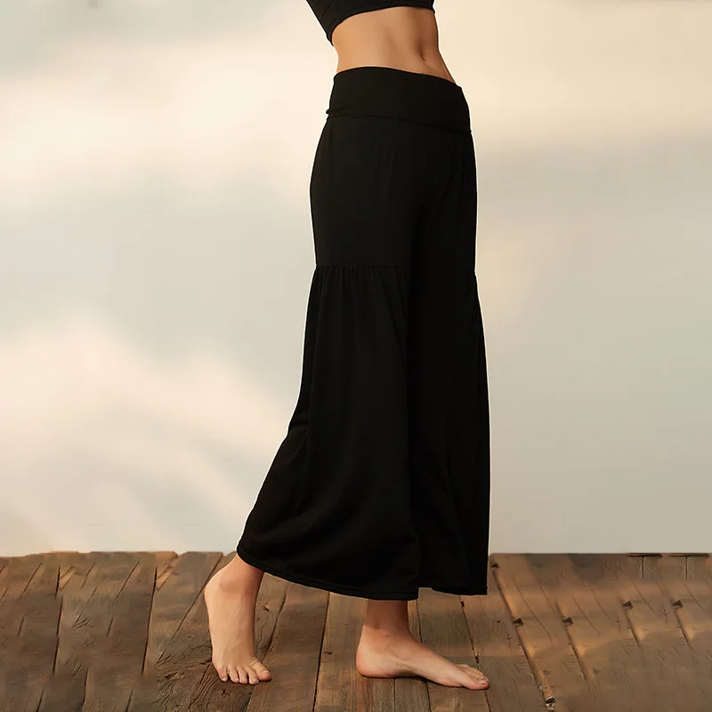 Sport Women Fitness Running Yoga Pants Women's Loose Sports Pant Flared Flanging Design Trousers Leggings