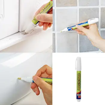 

Household Tile Grout Pen Water Resistant Kitchen Instant Grout Tile Tool Repair White Marker Mould Professional
