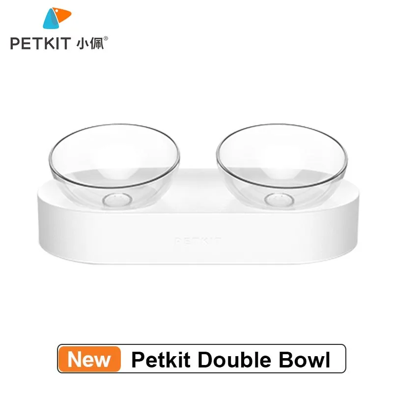 Petkit 15 градусов регулируемая двойная миска для еды и воды удобная двухцелевая