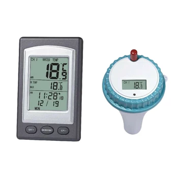 

Wireless Floating Thermometer Digital LCD Screen Waterproof For Spa Pool