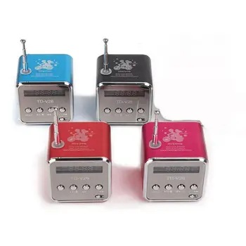 

TD-V26 Mini Speaker Portable Micro SD TF Card USB Disk Stereo for DVD Laptop