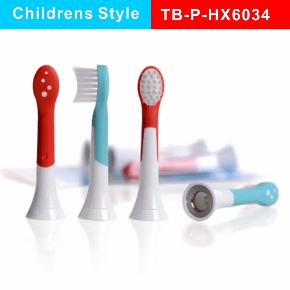 4 шт./лот вибрационные сменные насадки для зубной щетки для Philips Sonicare proresyota HX6014/HX6024/HX6034/HX6064