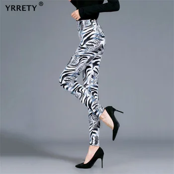 

YRRETY Leopard Women Leggins Push Up Workout Legging Femme High Waist Leopard Print Leggings Elastic Sportswear Leggins S-XXXL