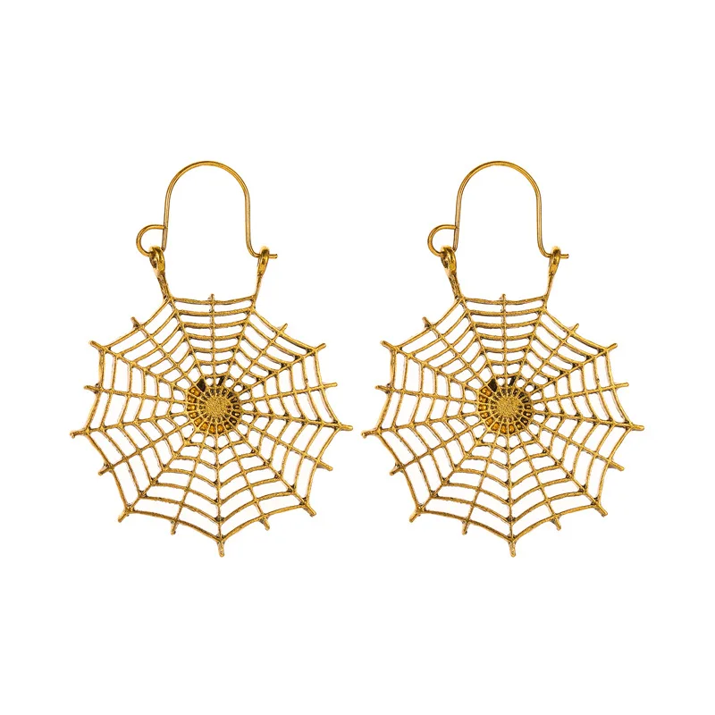 

Halloween Earrings Earrings Hollow Spider Web Earrings Gothic Metal Earrings Aesthetic Accessories Ear Ring