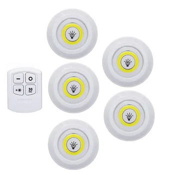 

Remote Control Dimmable Under Cabinet Light COB Touch Temote Night Lamp for Wardrobe Children's Room Bedroom Closet Stairs Light
