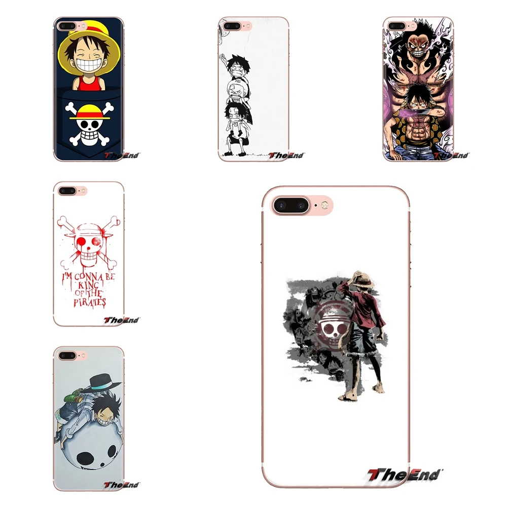 Luffy D Monkey One Piece For iPhone XS Max XR X 4 4S 5 5S 5C SE 6 6S 7 8 Plus Samsung Galaxy J1 J3 J5 J7 A3 A5 Soft Housing Case |