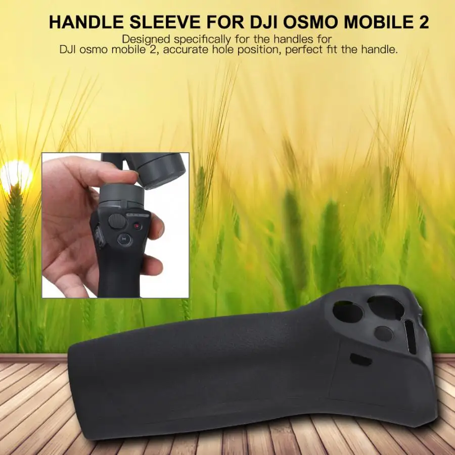 Anti-shock Anti-slip Dustproof Silica Gel Handle Sleeve Cover for DJI osmo mobile 2