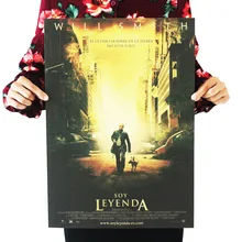 [A276] Я легенда Ретро плакат из крафт-бумаги экран для помещений кафе декоративная живопись