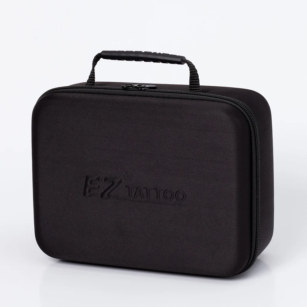 EZ Tattoo Travel Case Black Blank Box Portable Protection Hard Case Hand Bag for Tattoo Equipments
