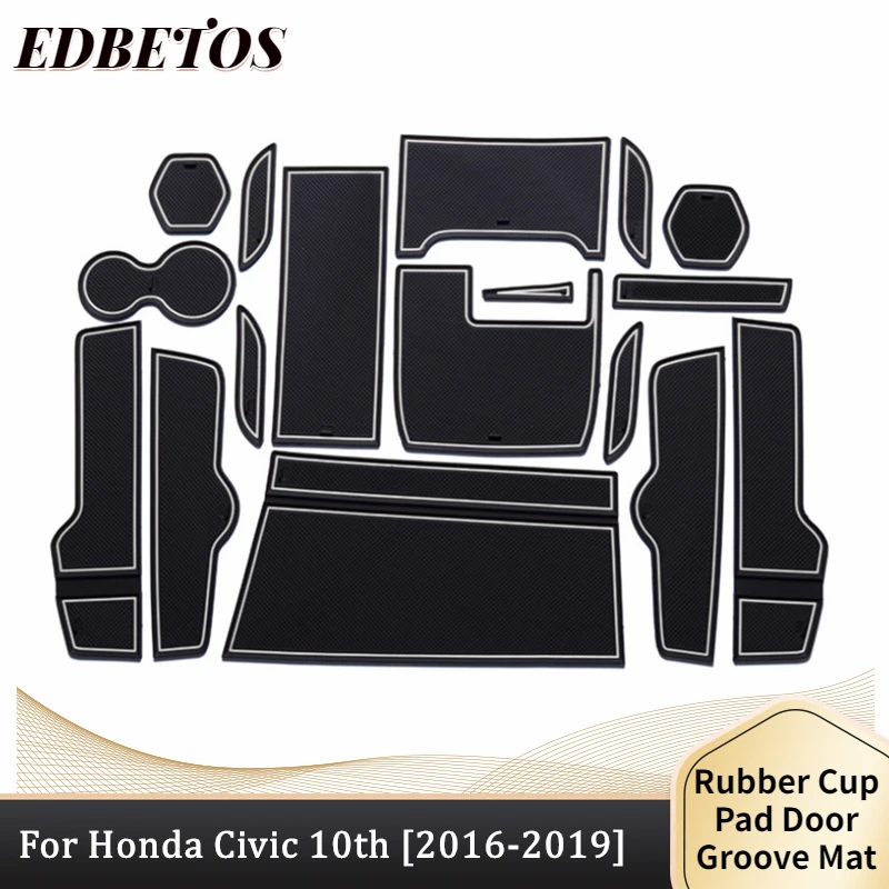 Для Honda Civic 10 10-го поколения FC FC1 FC2 FC5 аксессуары 2016 2017 2018 2019 нескользящие вставки