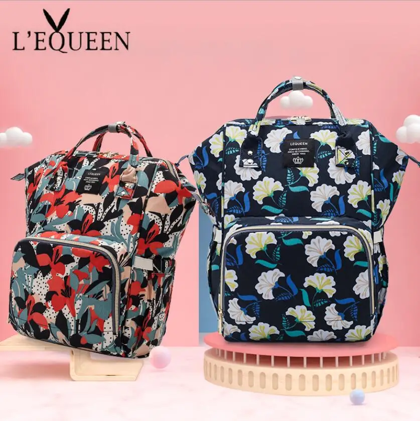 Stroller Bag Diaper-Bag Official Store LEQUEEN Backpack Travel Antifouling Waterproof