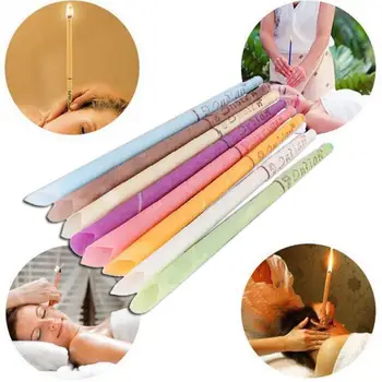 

2X Ear Candles Healthy Care Ear Treatment Ear Wax Removal Cleaner Ear Coning Treatment Indiana Therapy Fragrance Candling
