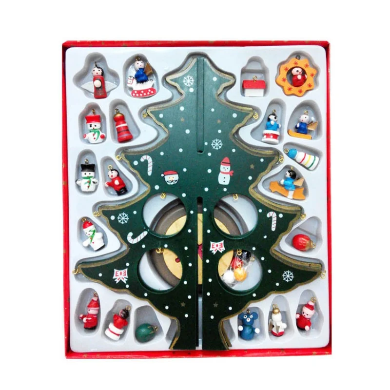 

DIY Christmas Tree Gift Wooden Christmas Tree Ornaments Home Festival Party Xmas Tree Hanging Decoration