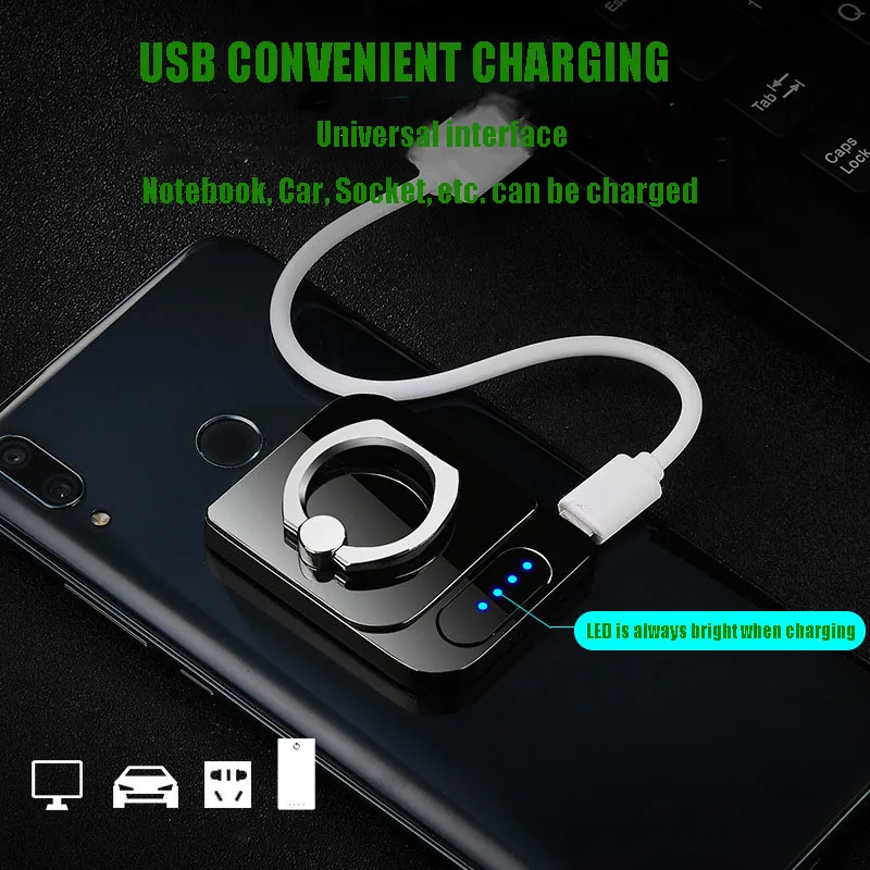 Электрическая зажигалка с подключением к USB кольцевой кронштейн для курения