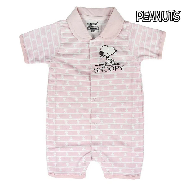 Baby's Short-sleeved Romper Suit Snoopy 74582 |