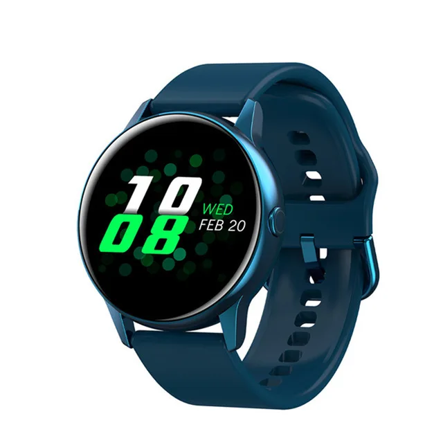 Часы IP68 Водонепроницаемые Смарт-часы ECG монитор сердечного ритма фитнес-трекер наручный браслет для часов спортивные наручные часы - Цвет: Silica  blue