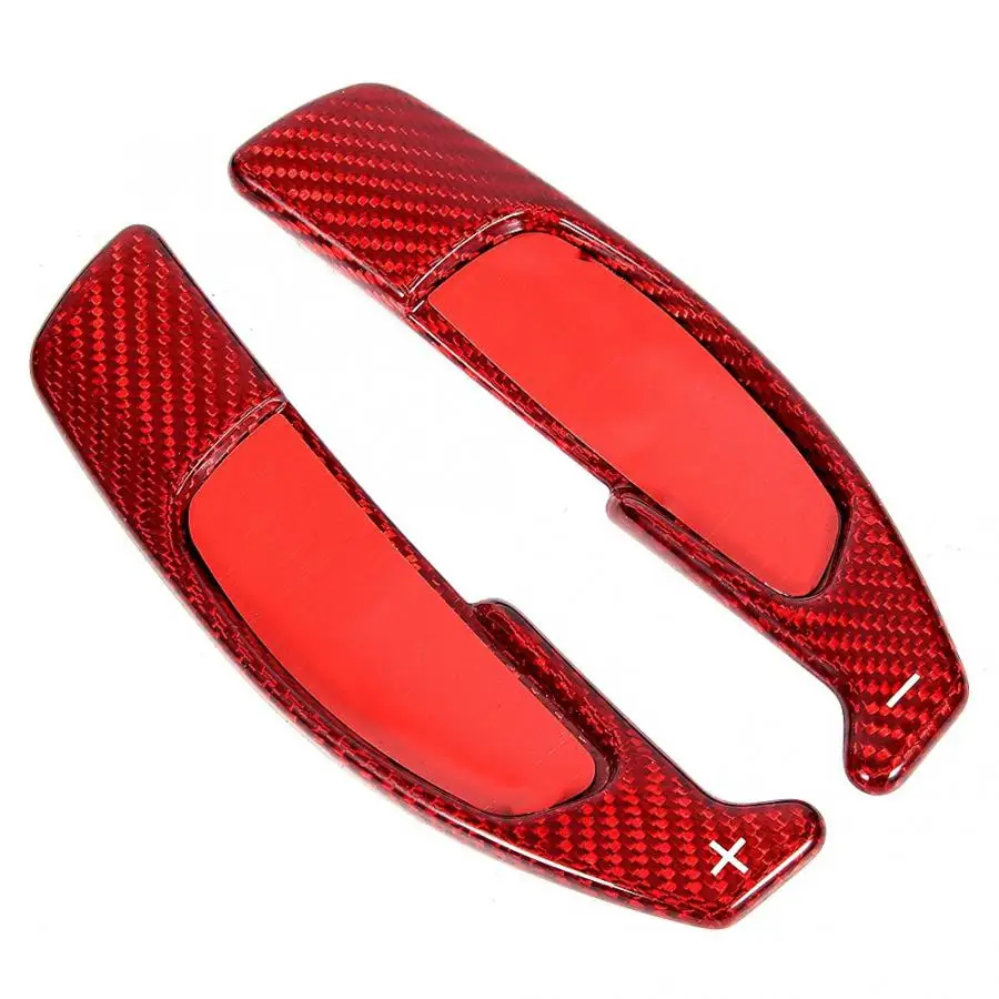 Red Carbon Fiber Steering Wheel Shift Paddle Extension Fit for Benz AMG Before 2014 car styling accessories | Автомобили и