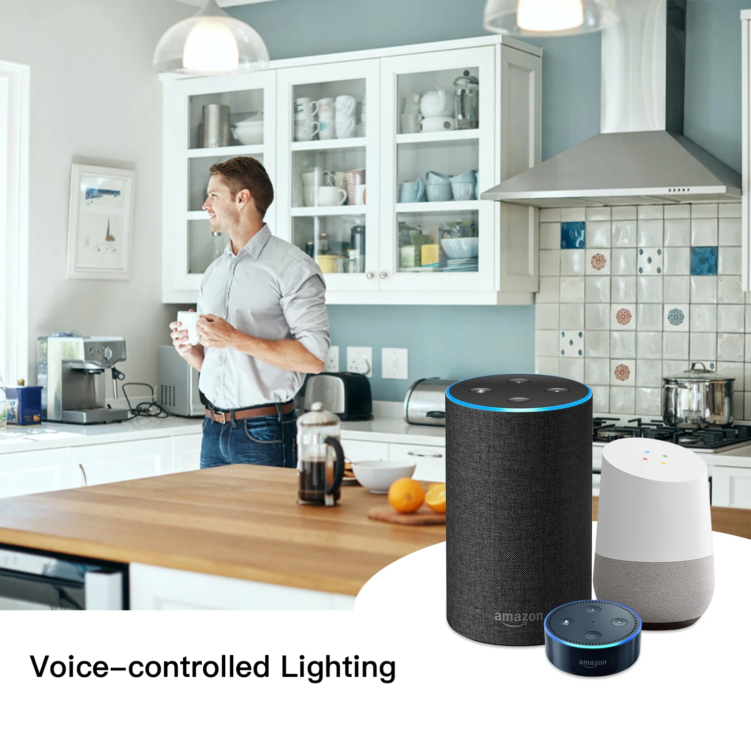 US WiFi Smart Light Switch Control by Smart Life/Tuya APP Works with Alexa Google Home for Voice Control No Hub Required