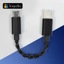 Кабель TempoTec Micro-Usb Type-C для усилителя наушников Sonata HD PRO (версия для Android/IOS), цвет черный Кабель TempoTec Micro-Usb Type-C для усилителя наушников Sonata HD PRO (версия для Android/IOS), цвет черный
