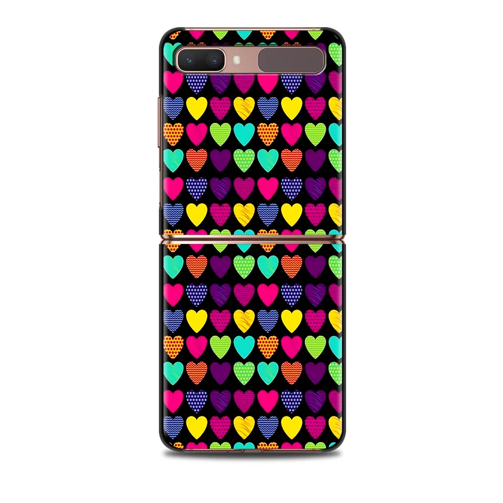 galaxy flip3 case Phone Case For Samsung Galaxy Z Flip3 5G z flip 3 5G zFlip Cover Cellphone Shell Caso Mobilephone Fundas Cute Love Heart samsung galaxy z flip3 phone case