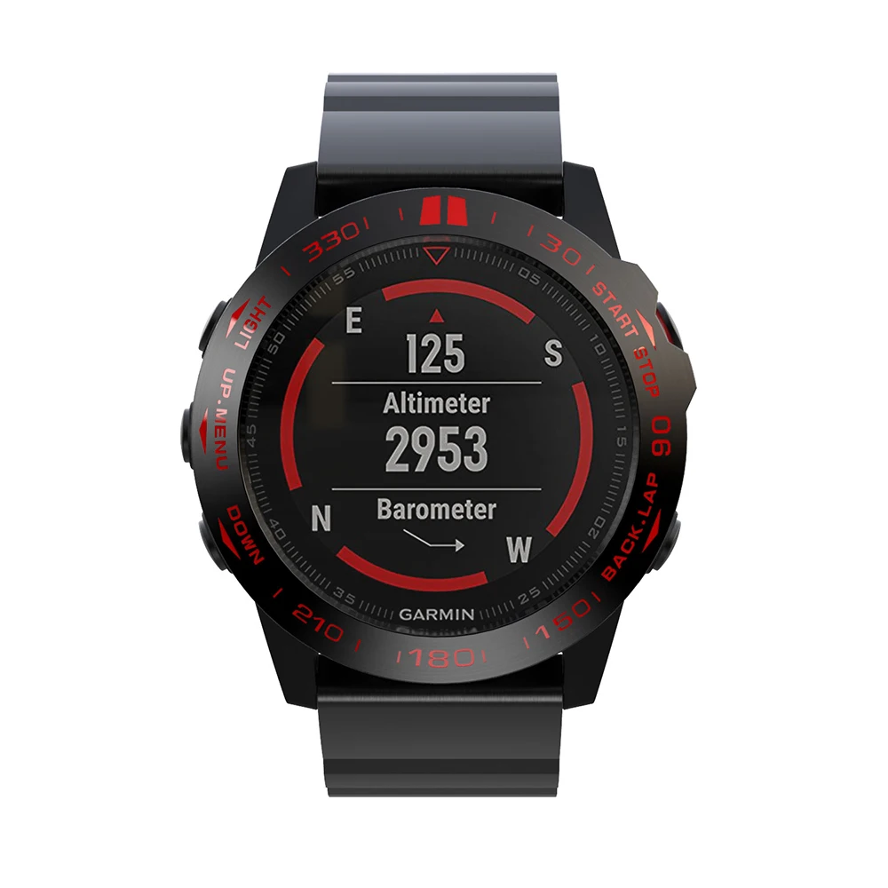 Металлический ободок для часов Garmin Fenix 5X Смарт-часы скорость/время кольцо клейкий чехол из нержавеющей стали крышка для Fenix5X рамка