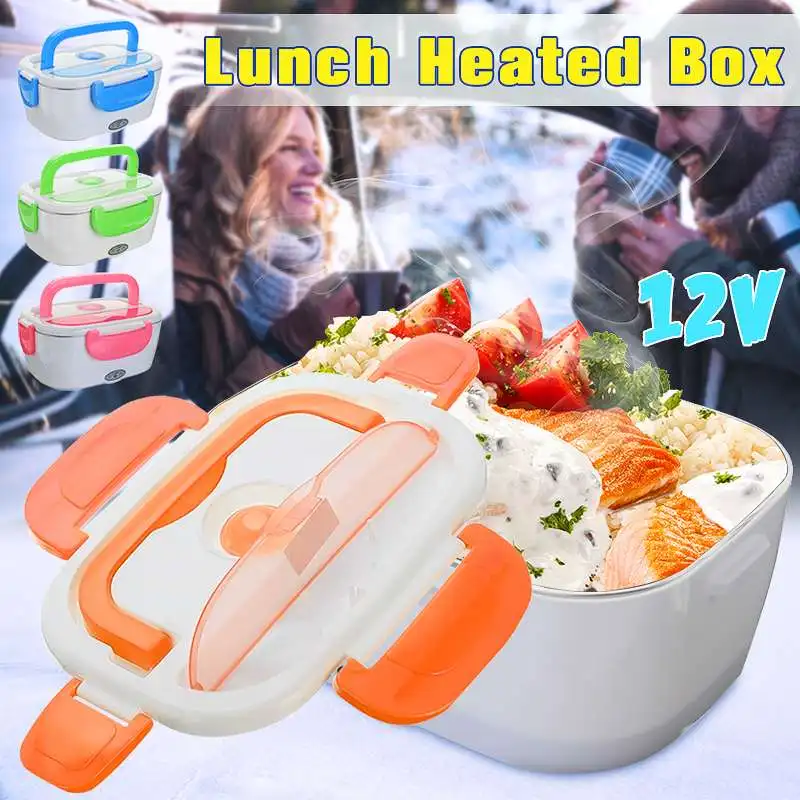 

1.5L 12V Electric Heated Car Plug Heating Lunch Box Portable Bento Multi-functional Outdoor Picnic School Food Warmer Container