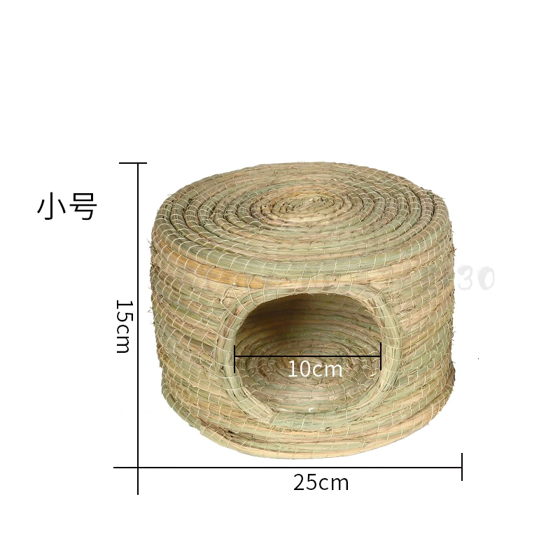 Grass-made rabbit nest Dutch pig rat cat castle grass house squirrel jar guinea pig rat rat hamster pigeon