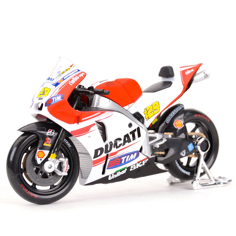 2015 Ducati 29 Maisto 1:18 GP гоночный Yamaha YZR M1 Заводская гоночная команда 46#25# Литая модель мотоцикла из сплава - Цвет: 2015 Ducati 29