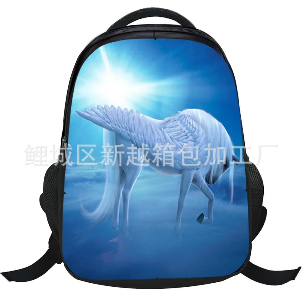 

Cartoon Backpack Backpack Pegasus Schoolbag Go out Travel 1-3-5 Grade Back School Bag Hot Selling