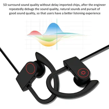 

U8 Waterproof Wirless Earbuds Stereo Sports Wireless Headphones in Ear Headset Noise Cancelling Earphone Stereo Wireless