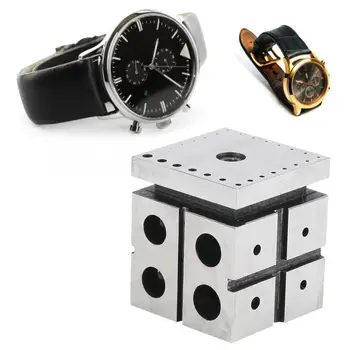 

Quality Stainless Steel Durable Watch Repairing Tool Dapping Doming Block Lightweight Watches Repairing Holder for Watchmakers