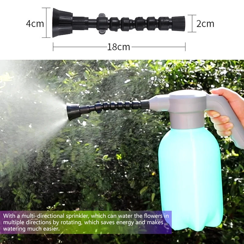 3L Electric Plant Spray Bottle Automatic Watering Fogger USB Electric Sanitizing Sprayer Hand Watering Machine Plant Garden Tool