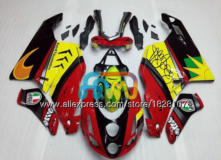 OEM тело для поездок на мотоцикле DUCATI 749R 999R 749S 999 S 749 999 05 серый белый 06 Кузов 79BS. 73 749-999 CC 749 999 S R 2005 2006 комплект обтекателей - Цвет: No. 13