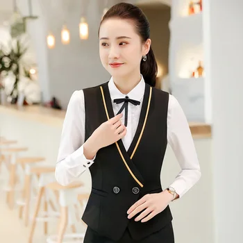 

2019 Pack Occupation Women's Wear Suit Interview Positive Pack Suit Waistcoat Coat Suit College Students