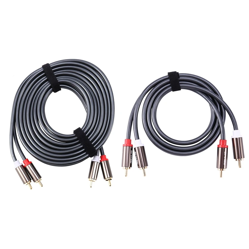 Аудиокабель REXLIS 2 Rca на штекер-штекер Hi-Fi для усилителя ТВ Dvd 3 м и 1 шт. | Электроника