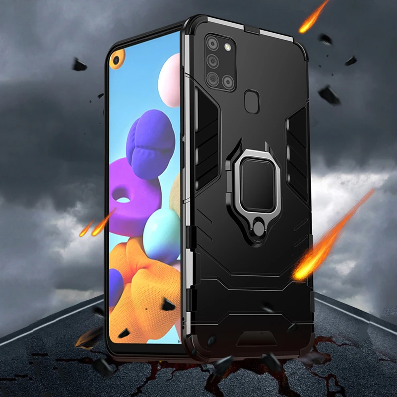 Бронированный противоударный чехол для Samsung Galaxy A21S A51 A71 A01 A11 A31 A41 A70 A50 A30 A40 A20 A10 S S20