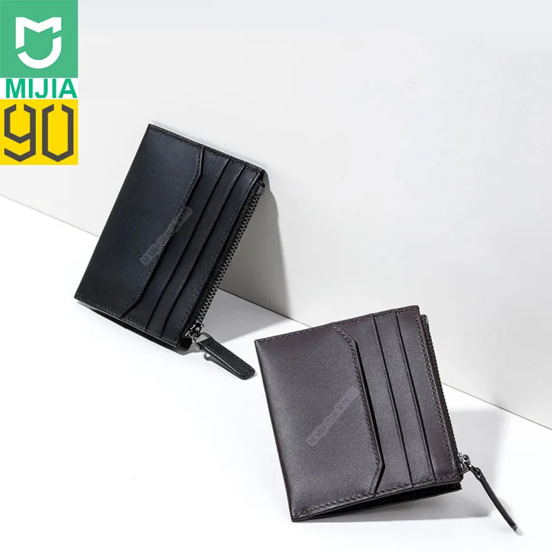 

Xiaomi 90 Fun Wallet Cow hide Purse Stylish Business Wallet for Credit Card ID License Clutch Purse Pocket Money Mi Purse H30
