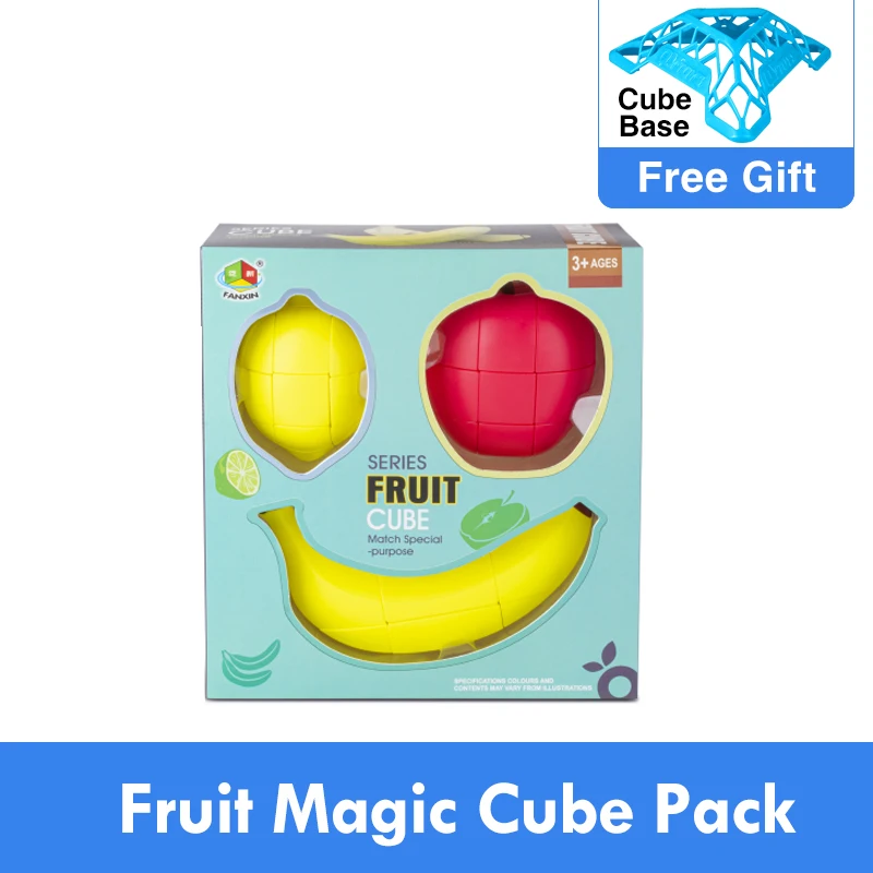 Banane Cube irrégulière de Magique Cube 3D Puzzle jouet Fruits 