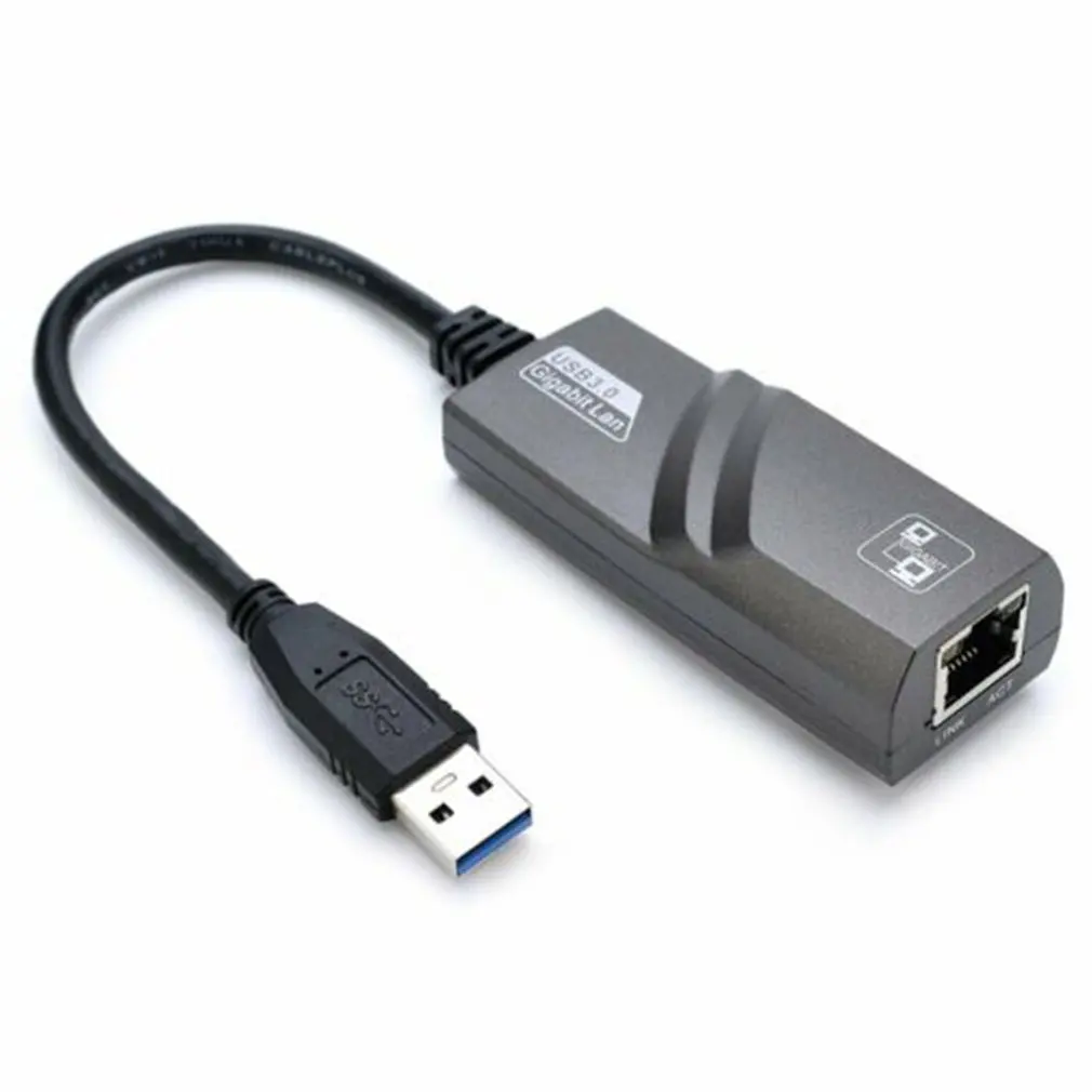 

Hight Speed USB 3.0 to Gigabit Ethernet RJ45 LAN (10/100/1000) Mbps Network Adapter For MacBook Air For PC Laptop