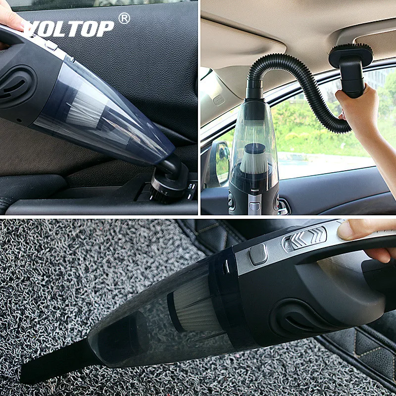 

Mini Vacuum Cleaner Wireless Dry-wet Car Interior Cleaner Household Handheld Cordless Vacuum 12V-24V