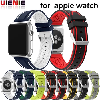 

Bracelet Sports Silicone for apple watch band 42mm 38mm 40mm 44mm smart Watchbands watch men women Strap for iWatch Series 4 new