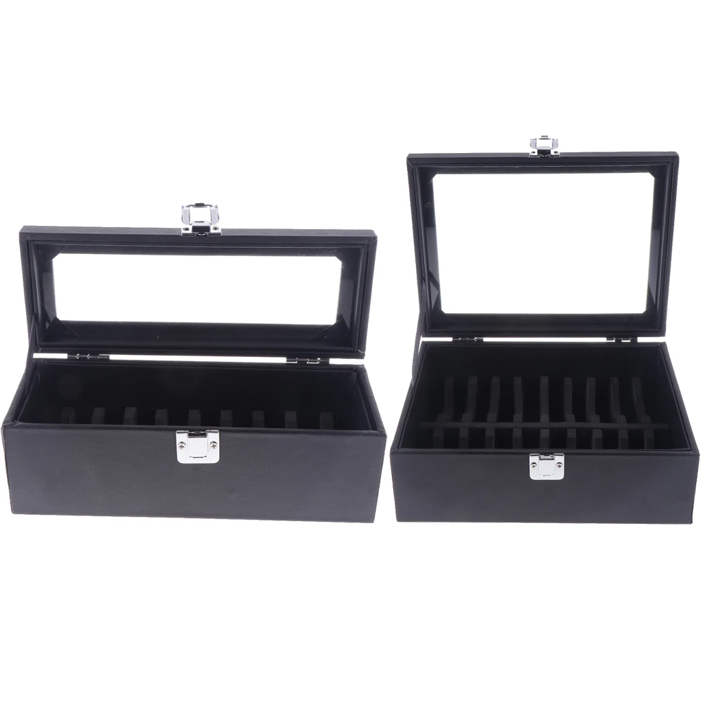 Bracelet Bangle Storage Box Jewelry Organizer with Glass Top Lid And Lock