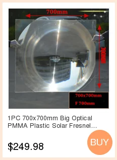 300mm grande óptica pmma plástico grande fresnel