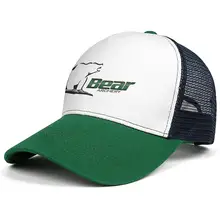 Унисекс Мужская Бейсбольная Кепка Классическая Регулируемая сетка козырек медведь-стрельба из лука-логотип-плоская кепка